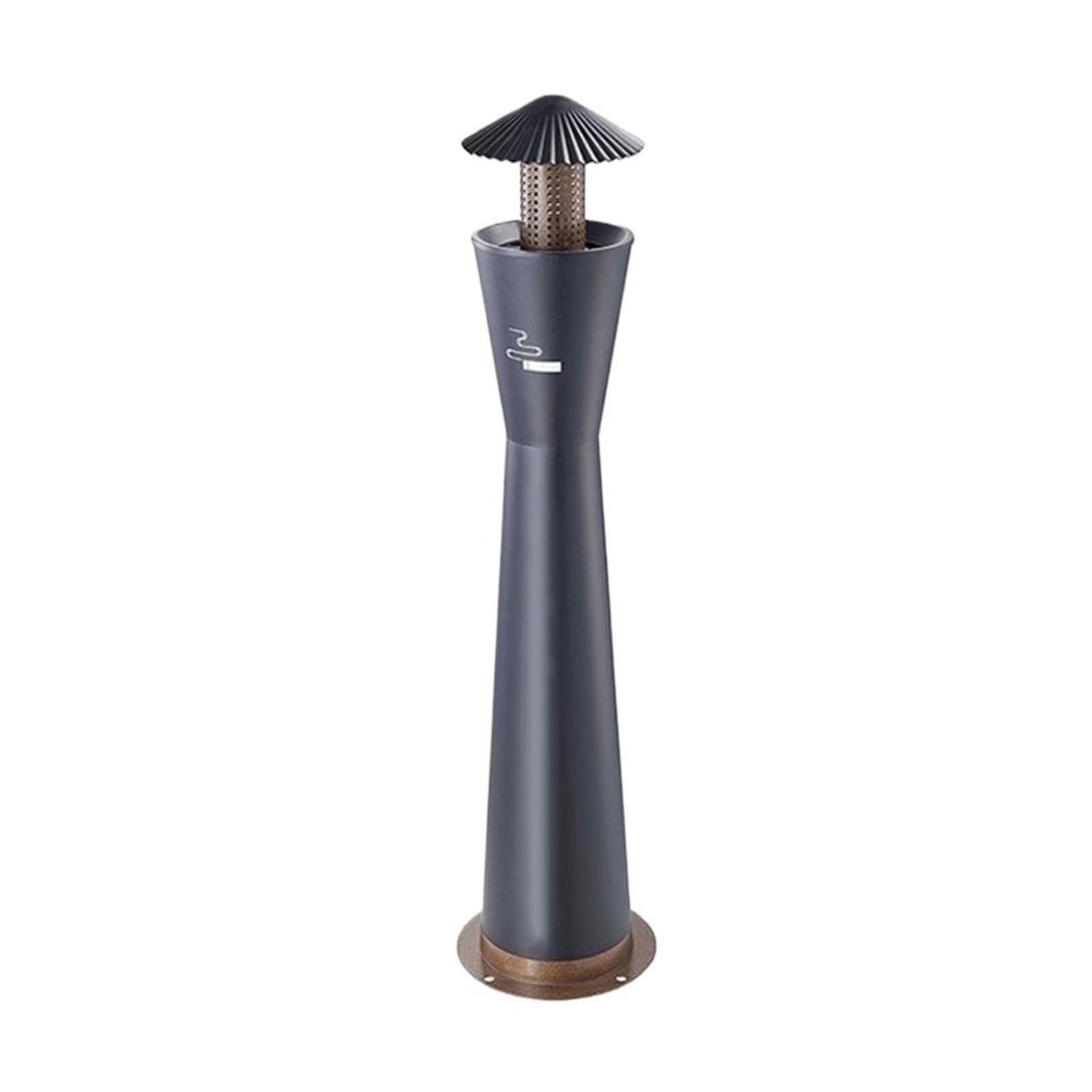 Stand ashtray Smoking Area Rainproof Ash Column Outdoor Commercial Iron Baked Ename Cigarette Cylinder Pillar