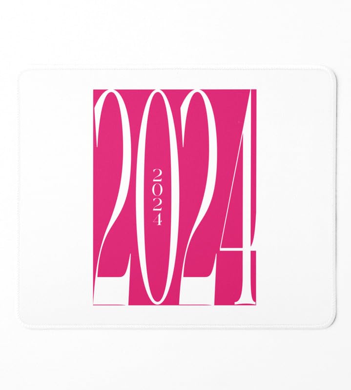 Classy Creation 2024 New Year, Graphics Printed Mouse Pad On New Year Theme Best Gift for New Year