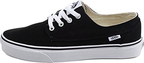 Vans Vans Unisex-Adult Brigata Shoes, Size: 4.5 D(M) US Mens/6 B(M) US Womens, Color Black/True White