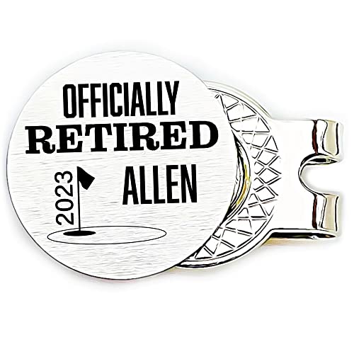 Personalized Retirement Gift Welcome To The Back Nine Golf Ball Marker Retirement Gift Mens Gift Golf Marker Retiree Gift Retirement Party Retired-Golf #TOP28
