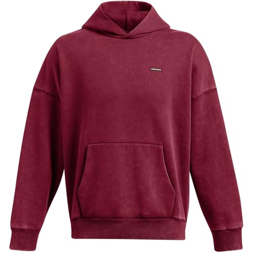Under Armour Icon Heavyweight Fleece Wash Oversized Hoodie M sweat à capuche large pour homme