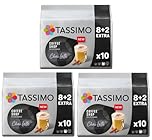 Tassimo Coffee Shop Selections Chai Latte Coffee Pods x10 (Pack of 3, Total 30 Capsules) Black Tea with Indian Spices & Creamy Milk