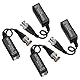 PATIKIL Passiver Video-Balun BNC zu UTP Cat5/5e/6, RJ45 HD-Transceiver-Transmitter-Adapterkabelanschlüsse für 720P/1080P AHD/HDCVI/HDTVI CCTV-Kamera 2 Paar