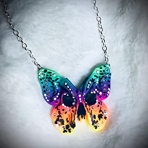 3D Skull Butterfly Resin Molds, Suitable For Candy, Chocolate, Soap Making, Mini Silicone Mold #TOP2