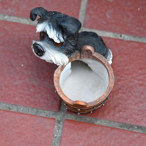 Pot de fleurs chiot, cadeau idéal pour décoration de bureau originale - 8