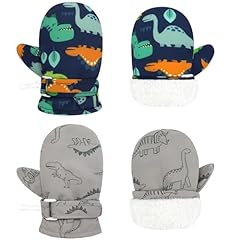 2 Pairs Colored Dinosaur & Grey Dinosaur