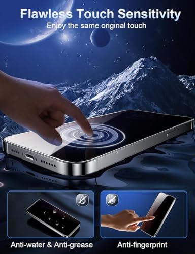 JGD PRODUCTS for Redmi A2, A2 Plus Edge to Edge Anti Spy Privacy Tempered Glass with Easy Installation Kit | Black (Pack of 1)