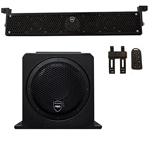 Wet Sounds Package - Black Stealth 6 Ultra HD Sound Bar w/Remote and AS-10 10