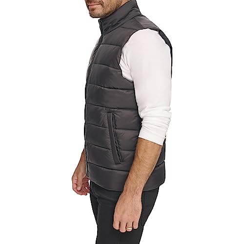 Kenneth Cole Men's Legacy Stand Collar Puffer Jacket3