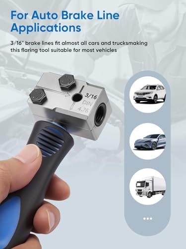 Tuyau de frein kit évasement universel DIN 4.75mm pour réparation canalisation cuivre acier voiture - 5