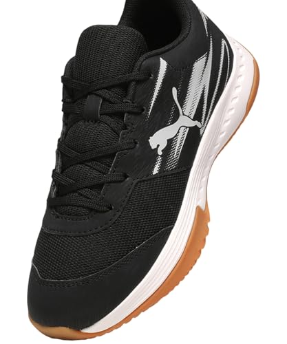 Puma Unisex Youth VARION II JR Indoor Court Shoe, Puma Black-COOL Light Gray-Gum, 38 EU