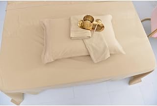 4 Piece Graceful Soft Luxurious Rayon Bamboo Sheets Full Size | Modern Super Classic Smooth Perfect For Everyday Use Warm | Aesthetic Bedding Wrinkle Free Durable Subtle Style Beige Color Cool Comfy