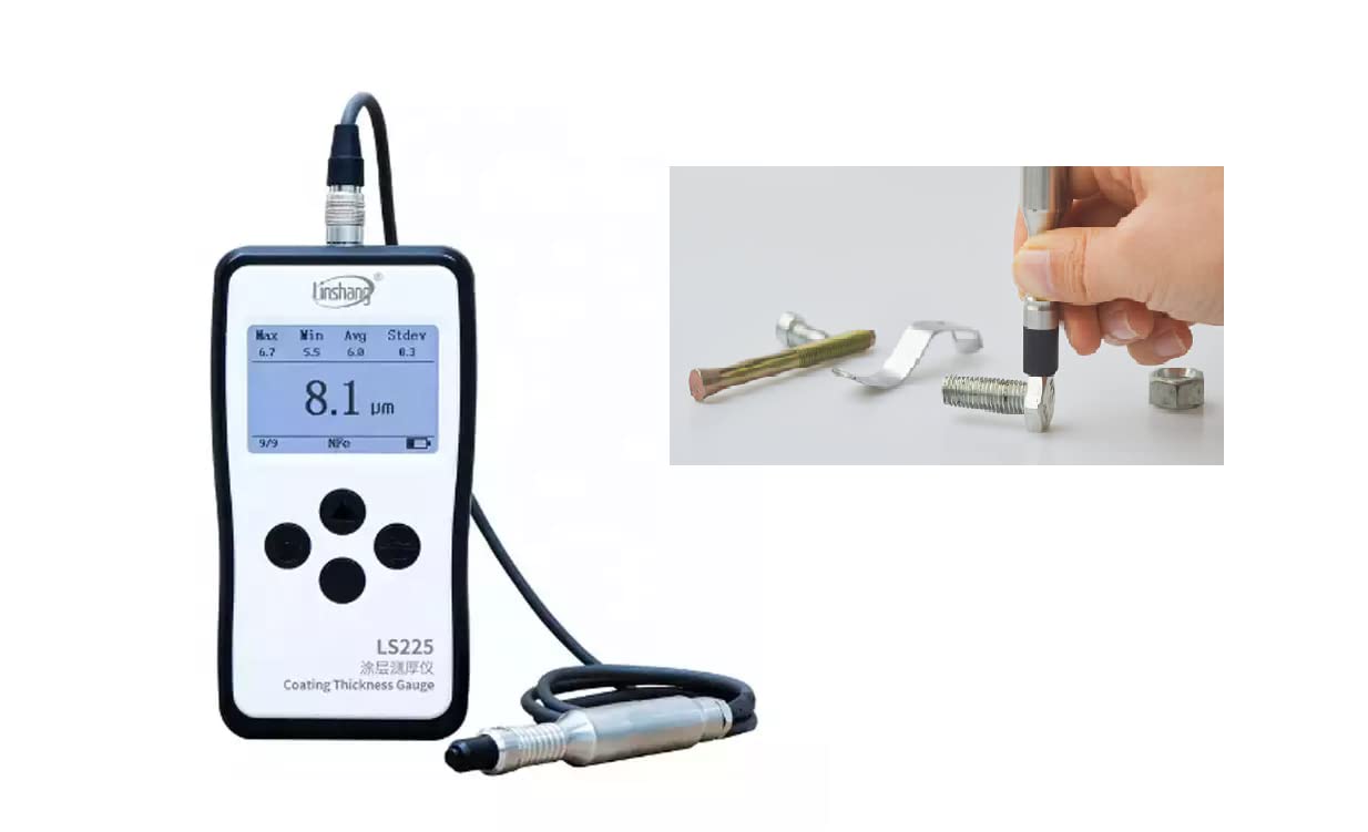 Medidor grosor de capa LS225+F500 para tornillos miniatura 1