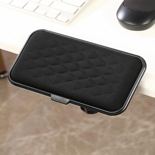 SKYZONAL Computer Armrest Wrist Rest Arm Rest Desk Extender Ergonomic Clamp Office Desk Gaming Elbow Rest Mounted Mouse Pad Attachment (1 Set) by SKYZONAL - Used condition - Image 4