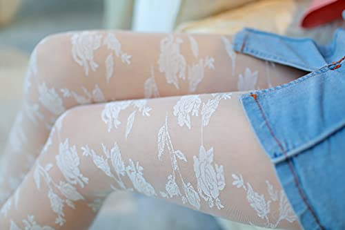 Image of Sahabowi Women Tights, Sheer High Waist Pantyhose, Vintage Control Top Stockings, Siwa7