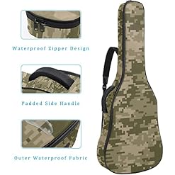 Hondank Housse de transport étanche pour guitare avec bandoulière réglable Motif fleurs jaunes, Multicolor 03, 42.9×16… - Les Beatles, Paul McCartney, John Lennon, RIngo Starr, George Harrison Hondank Housse de transport étanche pour guitare avec bandoulière réglable Motif fleurs jaunes, Multicolor 03, 42.9x16… – Image 4
