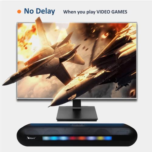 Enceinte-Bluetooth-50-avec-Lumieres-LED-Wireless-Haut-Parleur-Portable-Barre-de-Son-LED-Speaker-pour-Smartphones-Tablettes-Computers-Laptops-Art-Tech-Lab-noir 41E eZhtRyL Fil'Orient