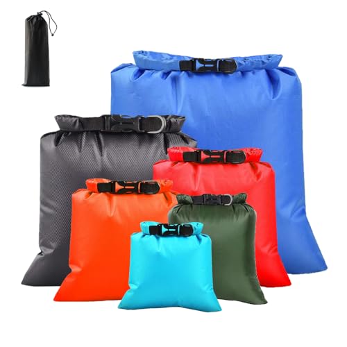 ILZAR 6 Pcs Dry Bags, Waterproof Dry Bags Waterproof for