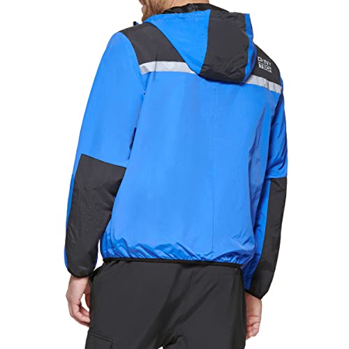 Image of DKNY Men's Active Reflective Colorblock Windbreaker