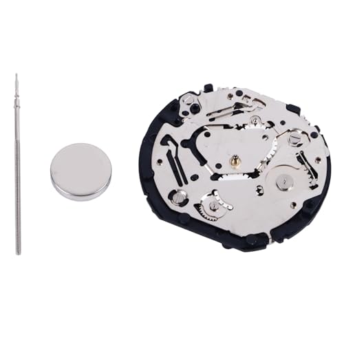 Jopwkuin VX9JE Mouvement de Montre Stable et Fiable Mécanisme de Montre à Quartz à 6 Aiguilles pour Les Réparateurs de Montres Matériau Métal pour Une Utilisation en Déplacement