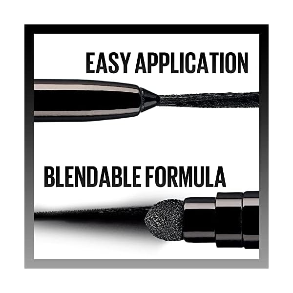 Maybelline-TattooStudio-Liner-Gel-Pencil-Makeup-Long-Lasting-Waterproof-Eyeliner-Smudgeproof-Matte-Finish-36hr-Wear-Blendable-Mechanical-Pencil-oz-Smokey-Black-001-Oz Maybelline Tattoo Studio Automatic Gel Pencil Waterproof Eyeliner, Blendable, Smudge Resistant, Matte Eyeliner For Up To 36HR Wear, Pitch Black (Smokey Black), Packaging May Vary