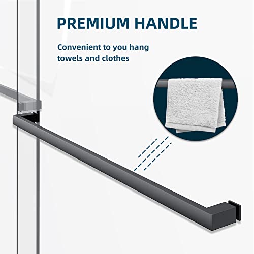 Elegant Bathtub Sliding Doors 60" W X 62" H Sliding Shower Doors With 1/4 In. Clear Glass Bypass Bathtub Door In Satin Black Shower Doors Glass Sliding 60 Inches Tub Shower Door #TOP3