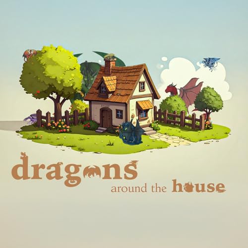 Page de couverture de dragons around the house | The Birthday Wish List