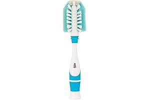 Portable NUK Triple Action Baby Bottle Brush with Nipple Brush