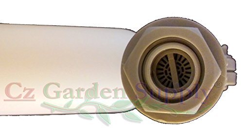 Mini Float Valve Kit with Adjustable Arm for Ponds, Chickens, Aquariums, Aquaponics, Aquaculture, Hydroponics Tank Reservoir. Made of Tough, Precision PVC (1/2" NPT Male)