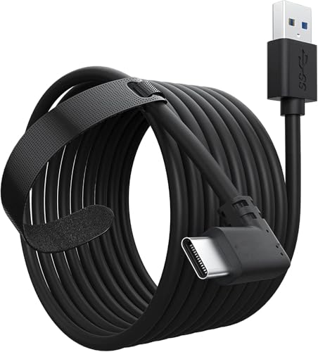 Image of New World 16FT Link Cable for Meta Oculus Quest 3,Oculus Quest 2 /Pro, High-Speed Data Transfer Charging Cord Cable, USB 3.2 A to C Charger Wire for Oculus Quest VR Headsets Gaming PC /Steam VR