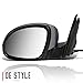 Auto Dynasty VW1320131 Factory Style Driver Left Side Mirror - Manual Folding | Power Adjust | Heated Glass | Turn Signal - Compatible with VW Tiguan 09-17, Paint to Match