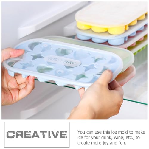 Set de 2 moldes de silicona para cubitos de hielo Gatuida miniatura 6