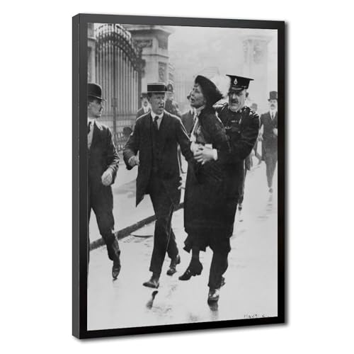 Impression sur toile Emmeline Pankhurst cadre suspendu grand format