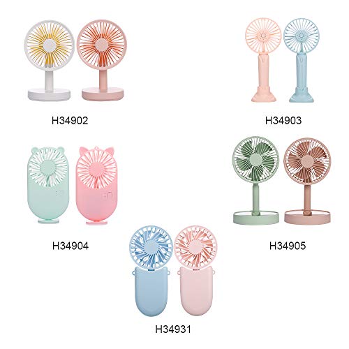 Pedkit Ventilador de bolso Ventilador portátil portátil mini-ventilador com carregamento USB 3 veloc