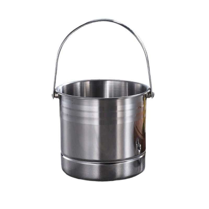 Secchiello per il ghiaccio in acciaio inox spesso, secchiello per il ghiaccio, secchiello per snack con pollo fritto, secchiello per il ghiaccio creativo, secchiello per vino rosso, secchiello per bev