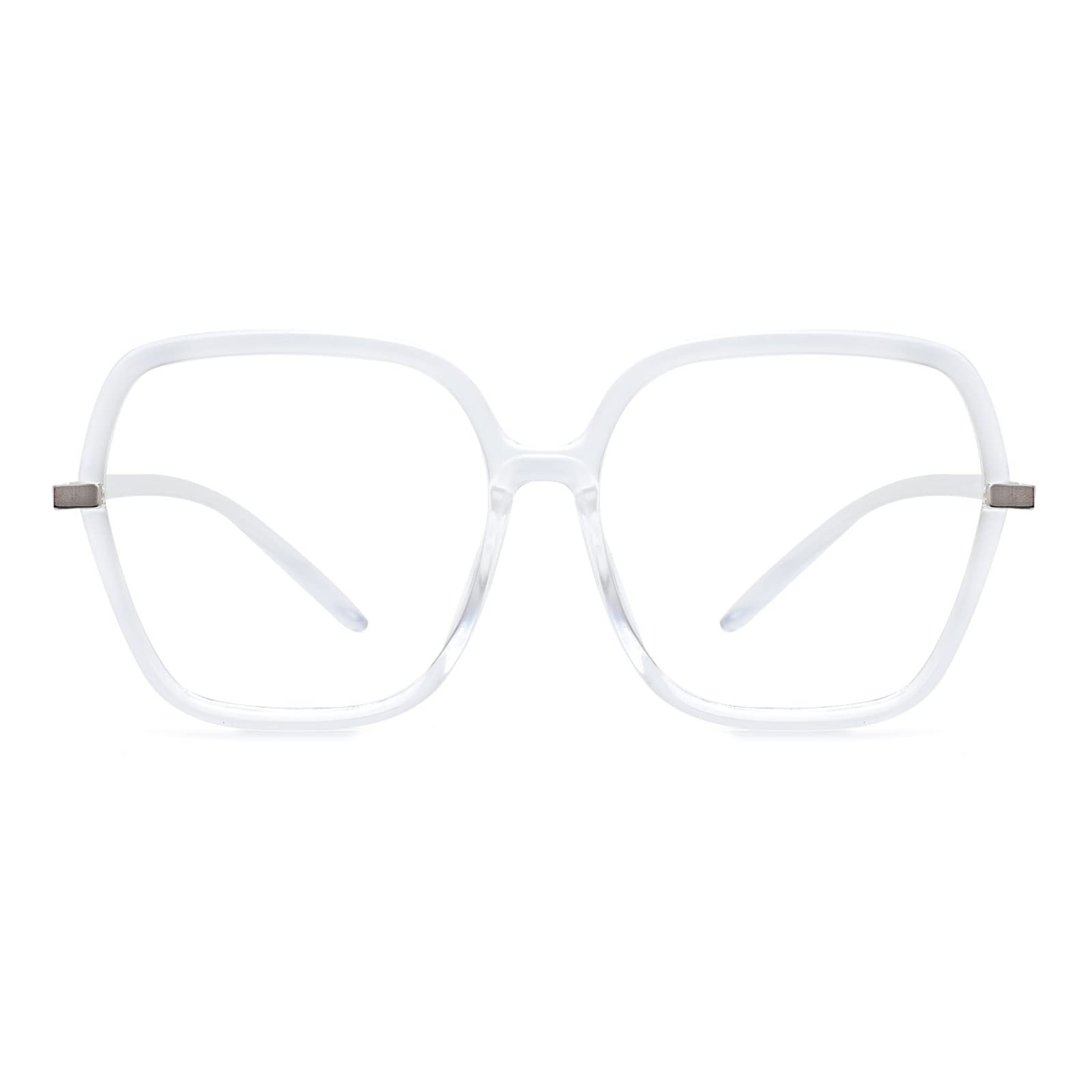 Peter Jones Oversized Square Blue Light Blocking Computer Glasses for Women/Girls (20509)