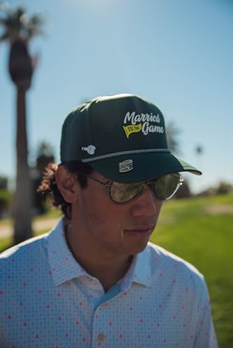 Image of BRIMZ Golf Performance Hat - Tee Holder & Magnetic Brim - Breathable Sweat & Water Resistant Golfing Snapback Cap