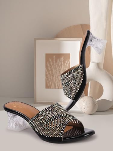 Image of Denill Women Stylish Fancy and Comfort Trending Heel Fashion Sandal Women & Girl