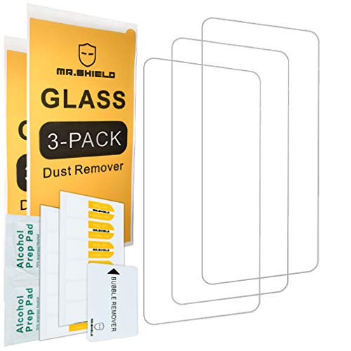 [3-Pack]- Mr.Shield for Motorola (MOTO G Power) [270? Glue Version] [Tempered Glass] Screen Protector with Lifetime Replacement
