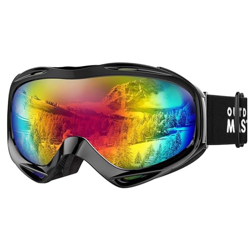 OutdoorMaster Gafas de Esquí OTG, Anti Niebla 100% Protección UV