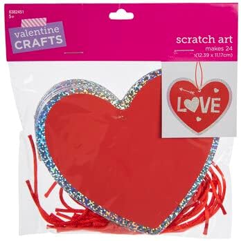 Miniatura 2 de Kit de manualidades de San Valentín con corazón rojo para la escuela dominical VBS aula o más hace 24