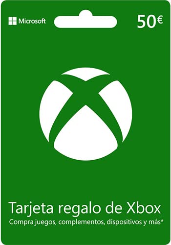 Tarjeta regalo de Xbox 50€ – para España   tarjeta regalo por correo