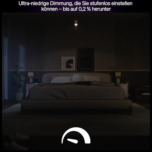 Philips Hue Smart LED A60 Lampe, White Ambiance, LED Leuchtmittel mit E27 Fassung, 8,1W, Vollspektrumlicht 1000K-20000K, 1100 Lumen, dimmbar, smartes Licht kompatibel mit Sprachassistenten, 2er Pack 4