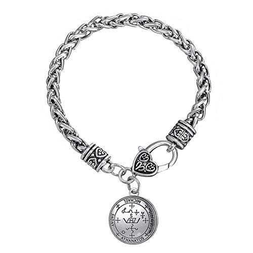 FidgetFidget Sigil of 7 Archangel Michael Gabriel Raphael Uriel Angel Men Bracelets for Women Michael