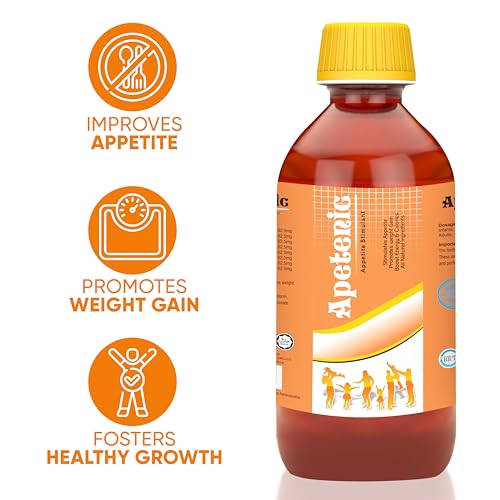 HERBOGANIC Apetenic Syrup - Appetite Booster Weight Gain Stimulant - A Natural Energy and Calorie Booster for underweight Men Women & Kids. (8 oz)… - Thumbnail 3