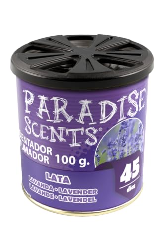 PARADISE SCENTS Paradise PER80132 Perfumador Lata Lavanda, Color Morado, 100 gr