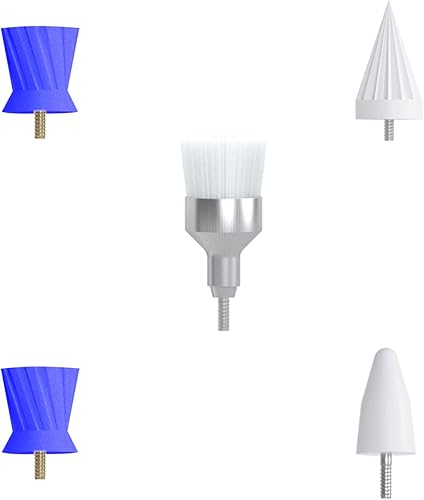 Cabezales reemplazables para pulidor de dientes, 5 cabezales de repuesto originales para pulidor de dientes Smile-Aid compatible con muchos modelos, disponible en Yaxa El Salvador
