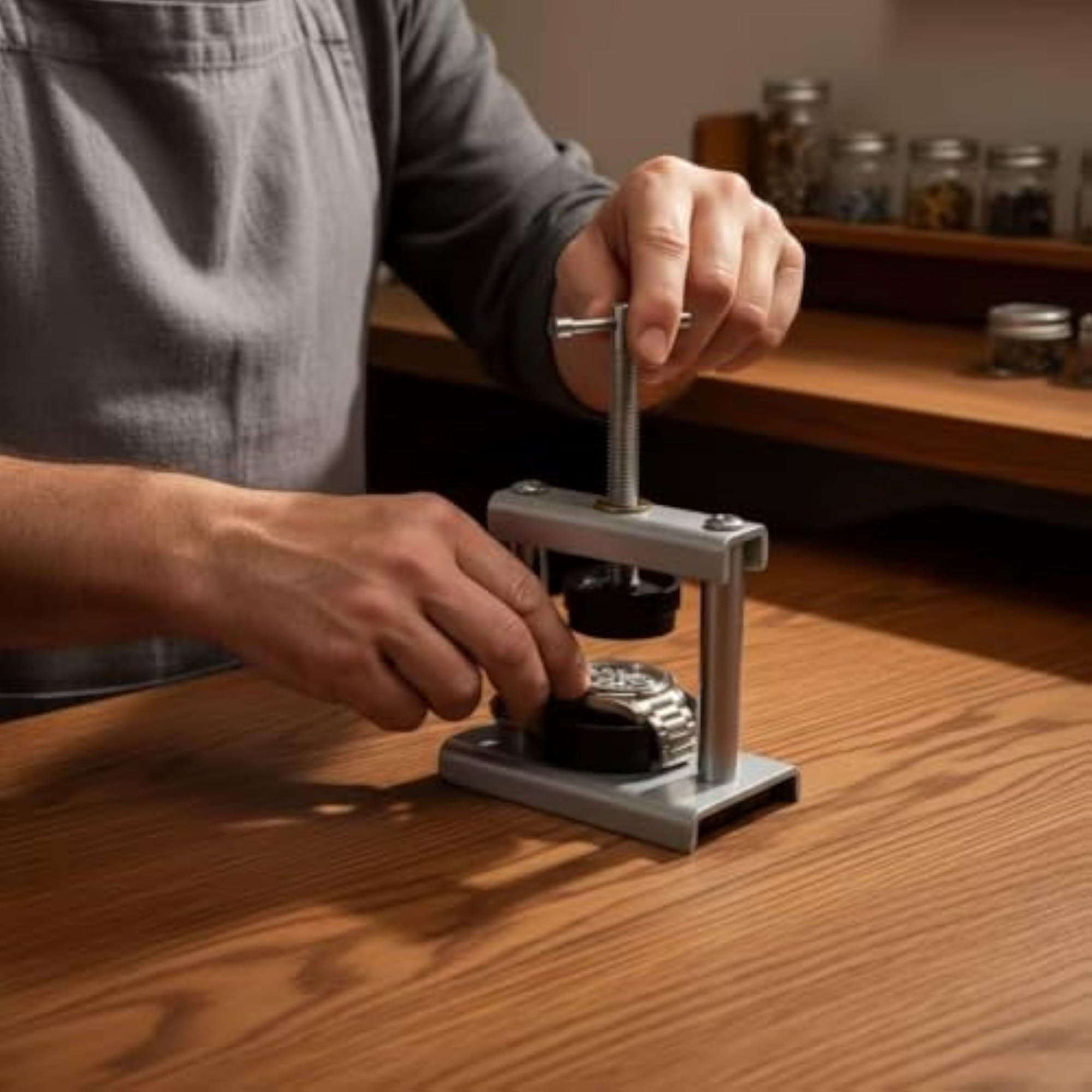 Threaded Watch Press Tool for Watchmakers
