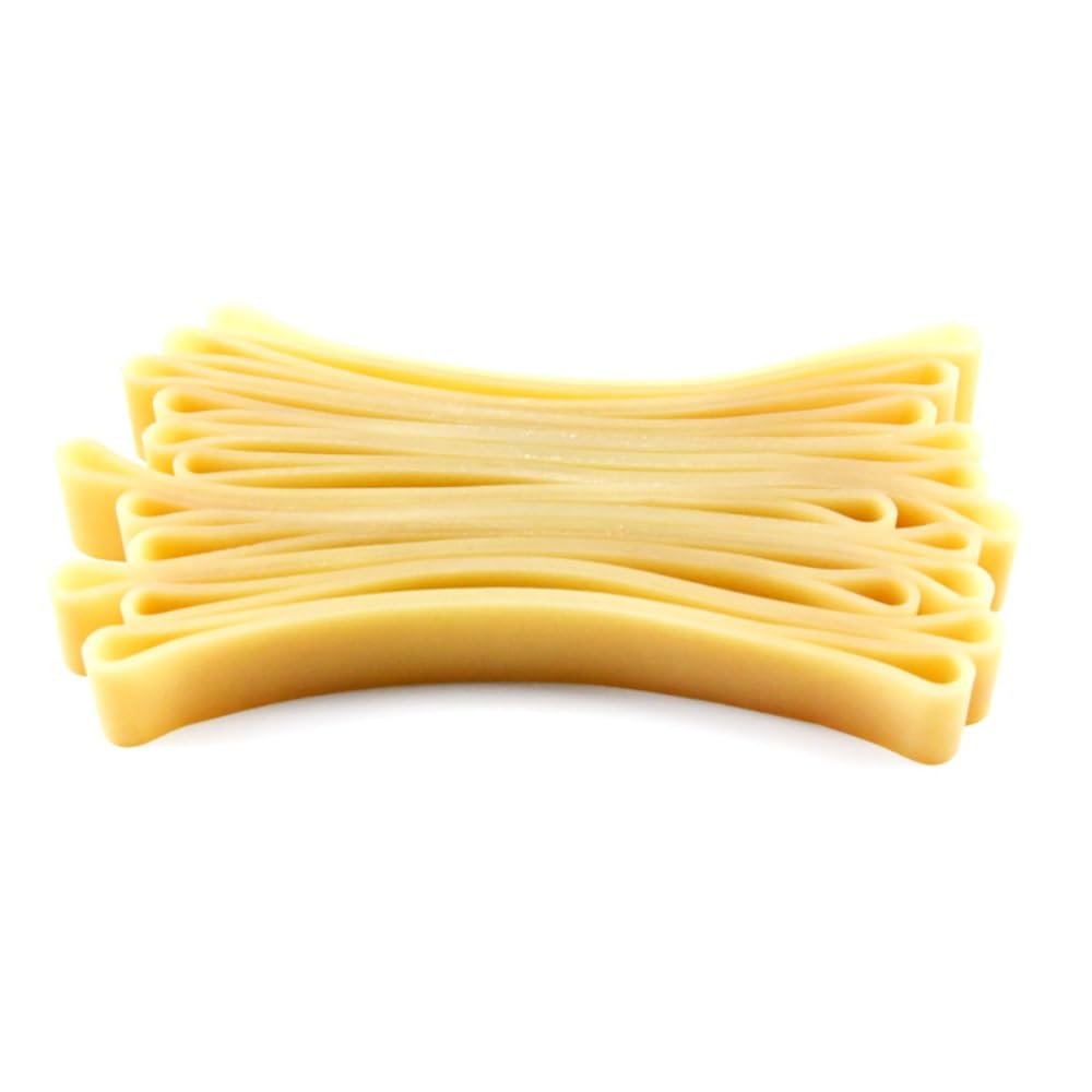 Elastici, Elastici in Silicone Giallo 60x20 mm Confezione da 20