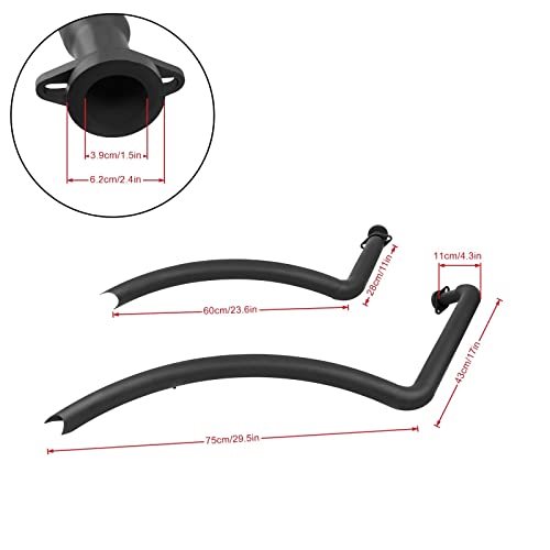 Tuyau d'échappement silencieux Suzuki Boulevard C50C M50 2006-2014 - 5